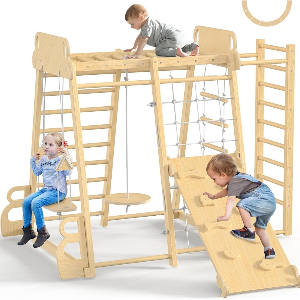 Outdoor Children'S Park - Indoor Jungle Gym 9-in-1 Playground Kids
