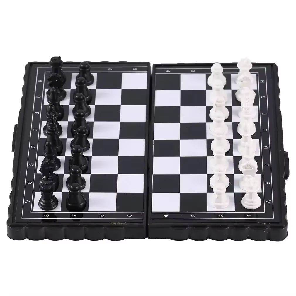 Kids Outdoor Outfit - 1Pc Mini Magnetic Chess Set Folding