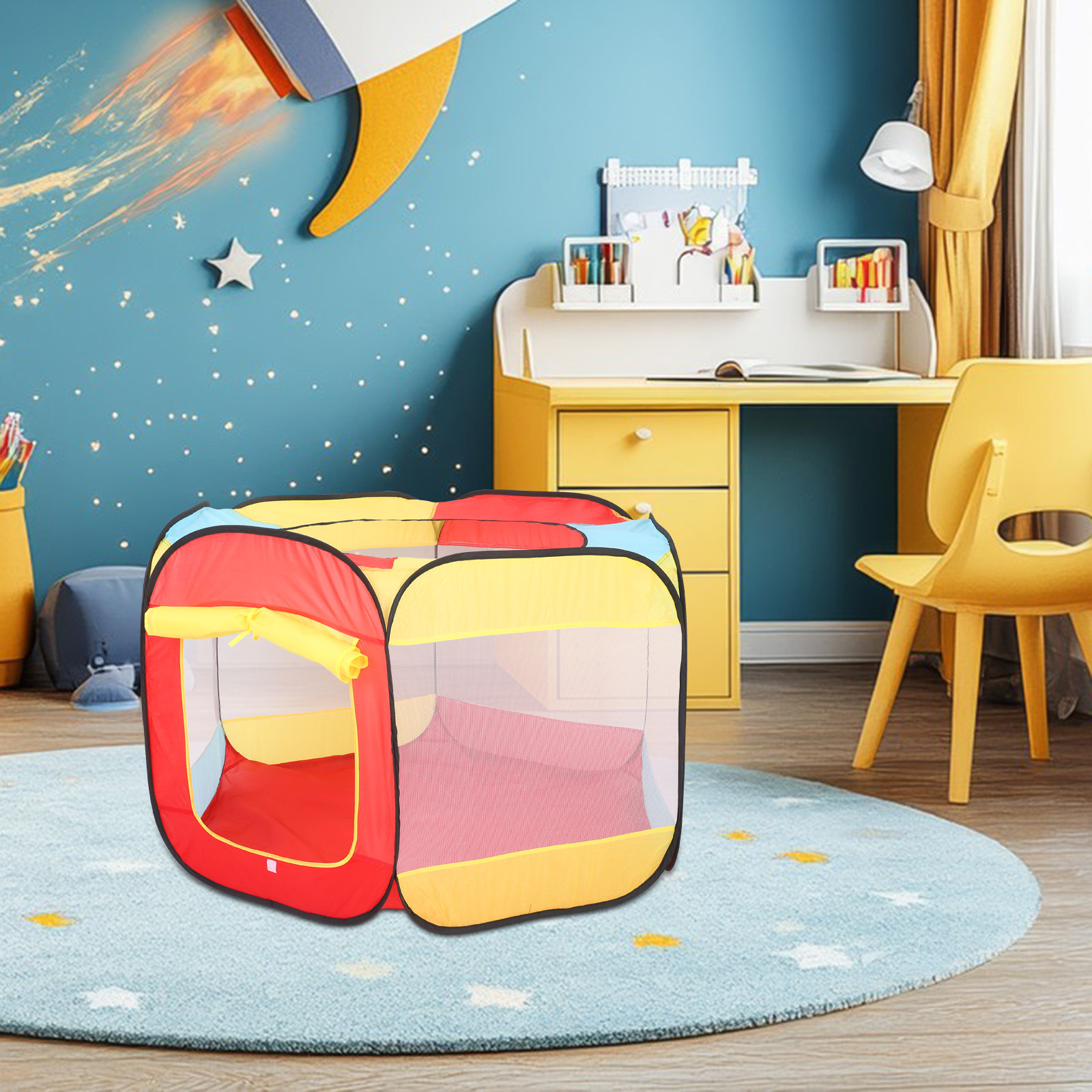 Kids Outdoor Play Tent - Breathable Mesh Kids Indoor Tent Foldable