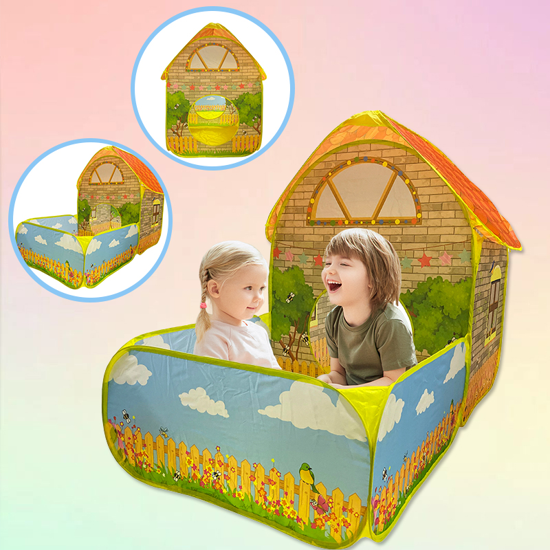 Kids Outdoor Play Tent - Play Tent Toys Ball Pool For