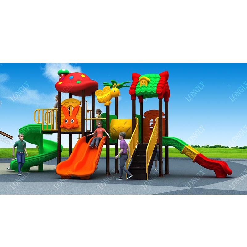 Kids Outdoor Playground - Modern Kids Slide Commercial Amusement Park