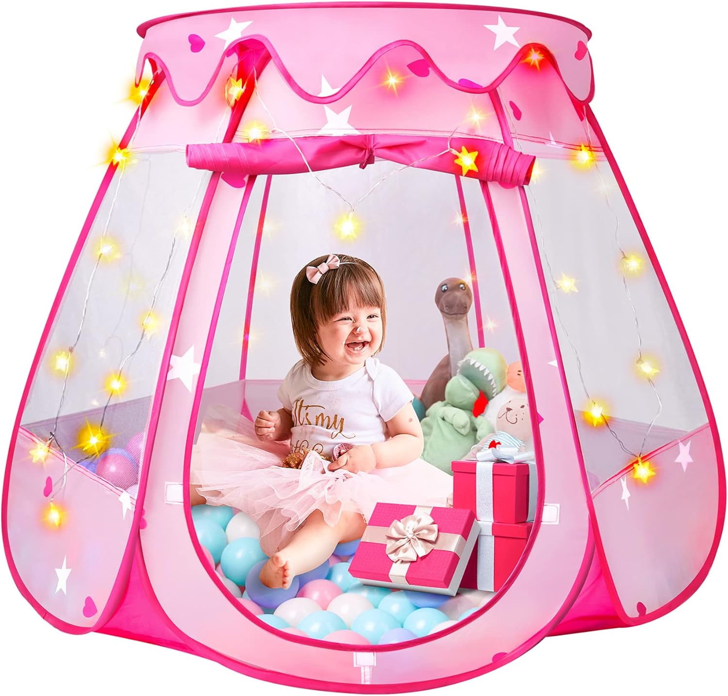 Kids Outdoor Play Tent - Princess Tent Girls Kids Playhouse Pop