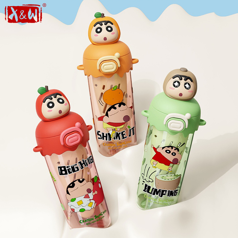 Outdoor Kid Friendly - X&W Crayon Shin-chan Water Bottle 550ML