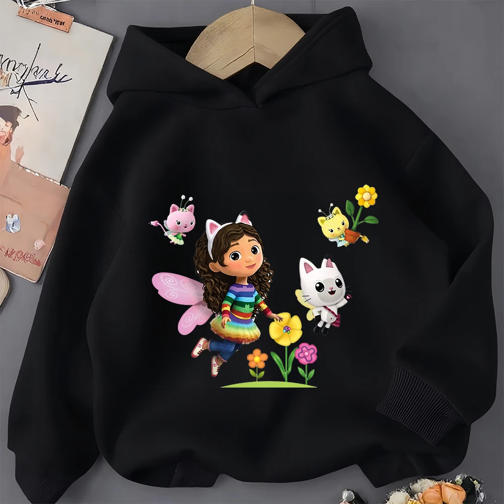 Kids Outdoor Doll House - Gabby's Dollhouse Casual Hoodie Winter Cute