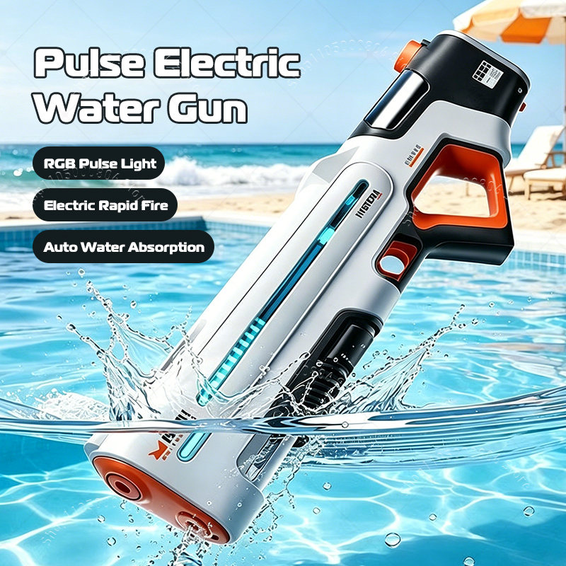 Kids Outdoor Lights - 2026 New Electric Pulse Water Gun