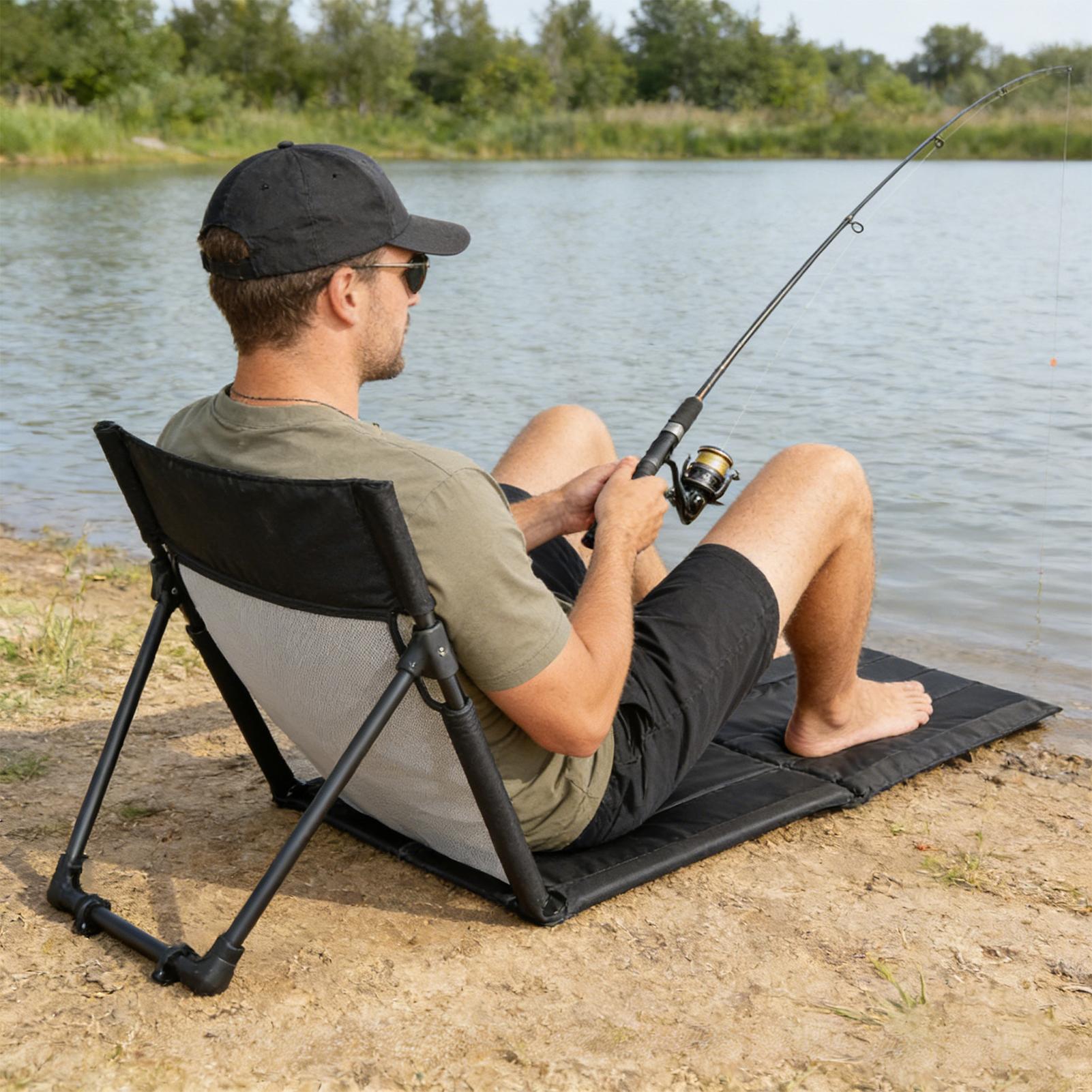 Kids Outdoor Lounge Chair - Lounge Beach Chair Folding Seat Lounge