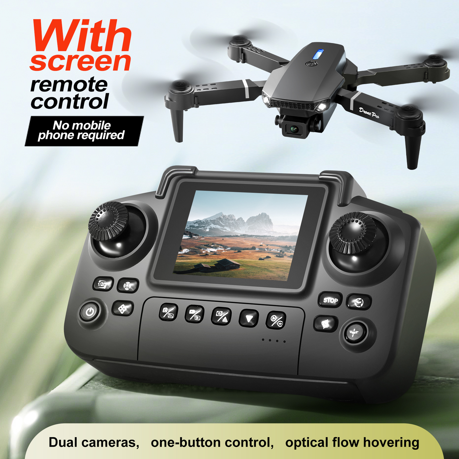 Kids Outdoor Play Equipment - 2025 New E88 E99 Upgraded Drone