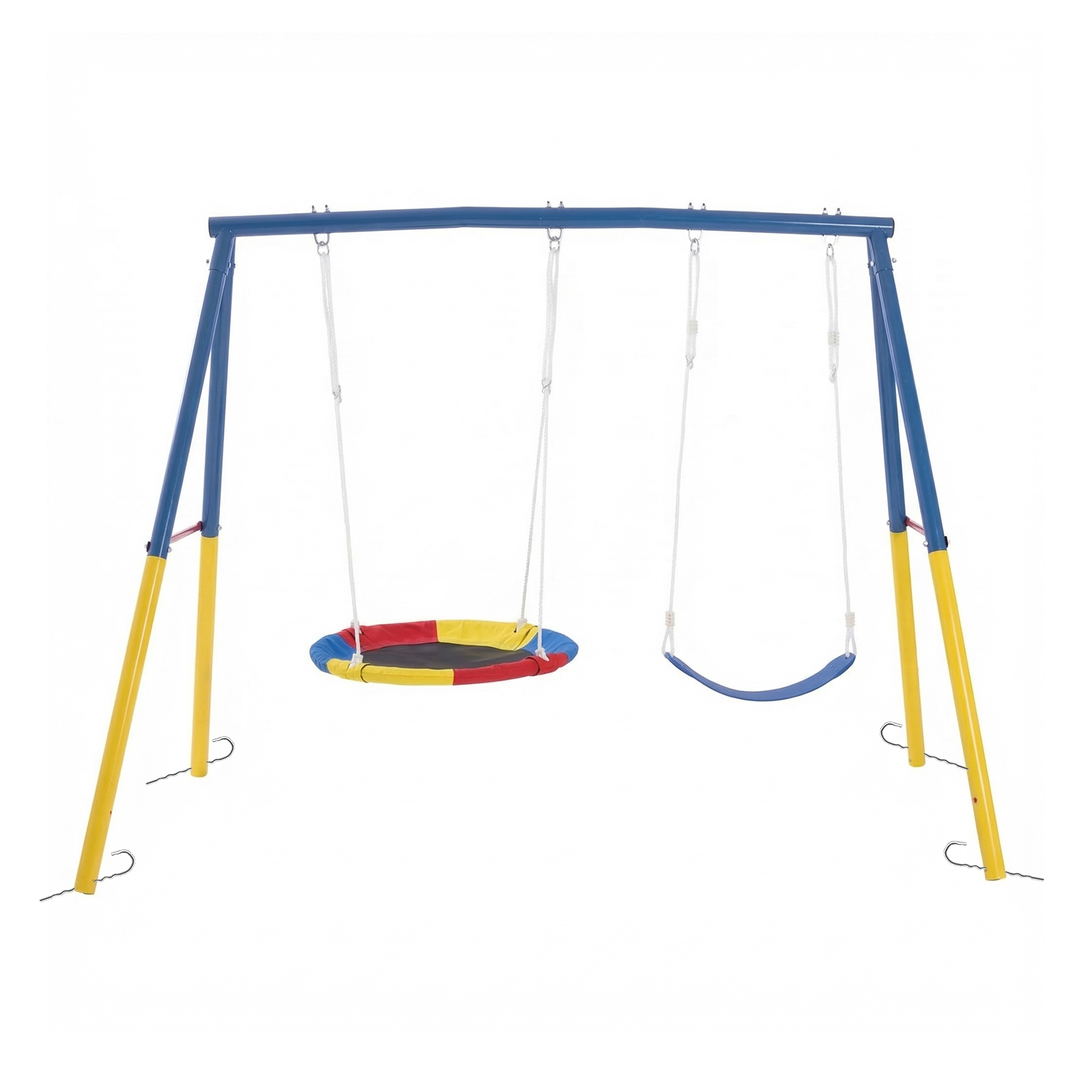 Kids Outdoor Playground - Outdoor Swing Set with Backyard Outdoor