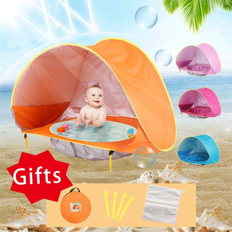 Baby Beach Tent Portable Shade - Kids Outdoor Play Tent avaliação e preço
