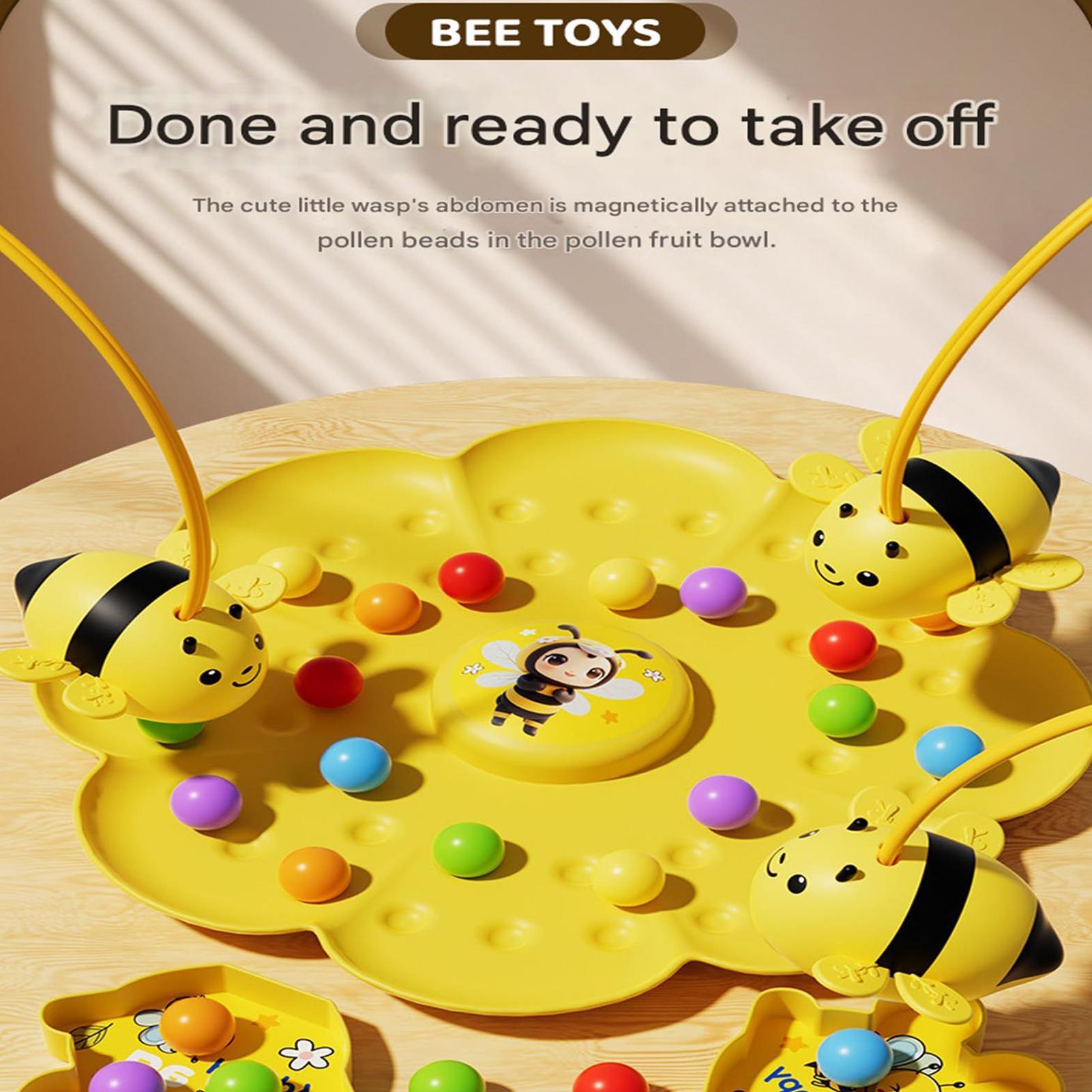 Educational Magnetic Bee Toy - - Kids Outdoor Games For Party avaliação e preço