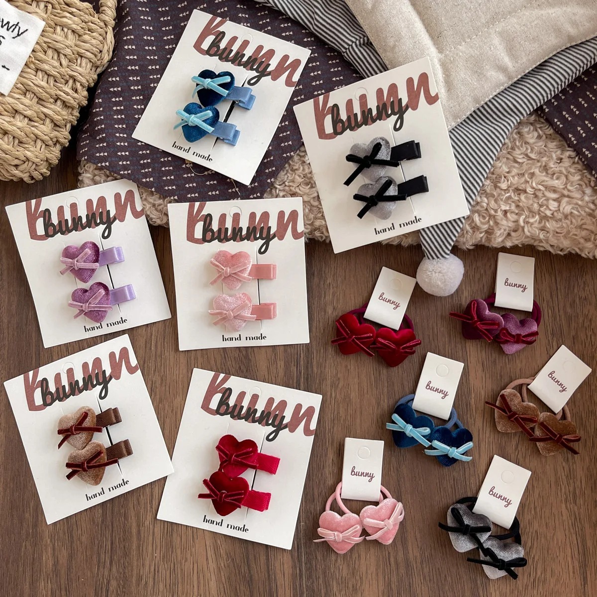 Kids Hair Ties Winter Fabric H - Kids Outdoor Outfit avaliação e preço