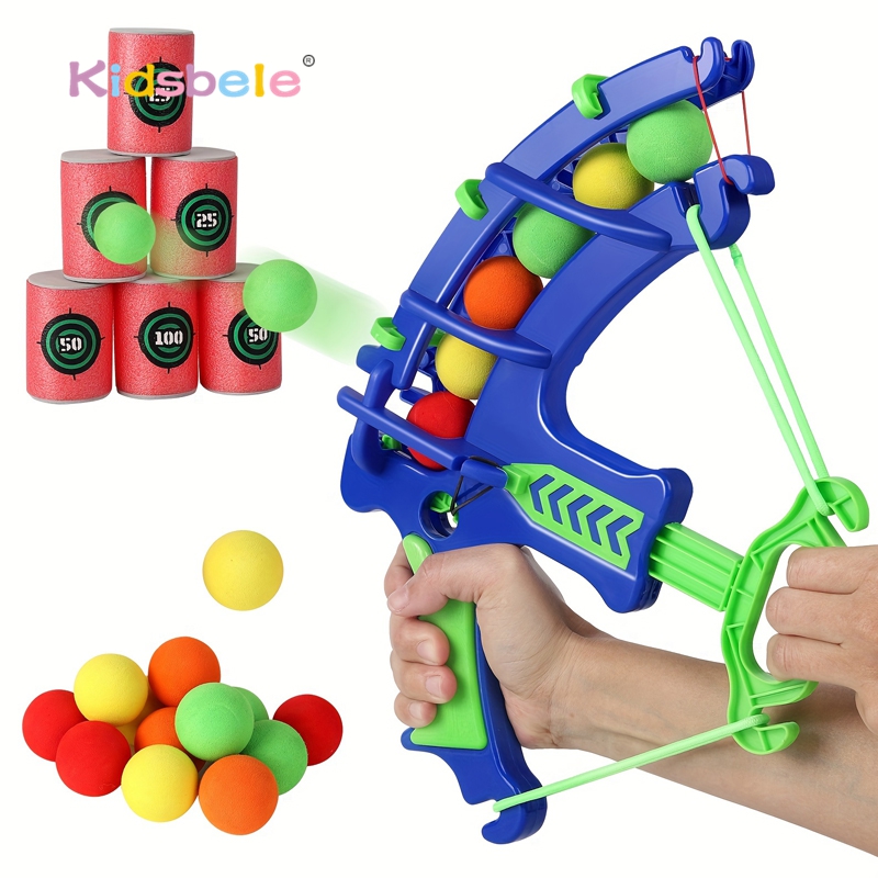 Foam Ball Shooting Toy Bow – S - Kids Outdoor Dome avaliação e preço