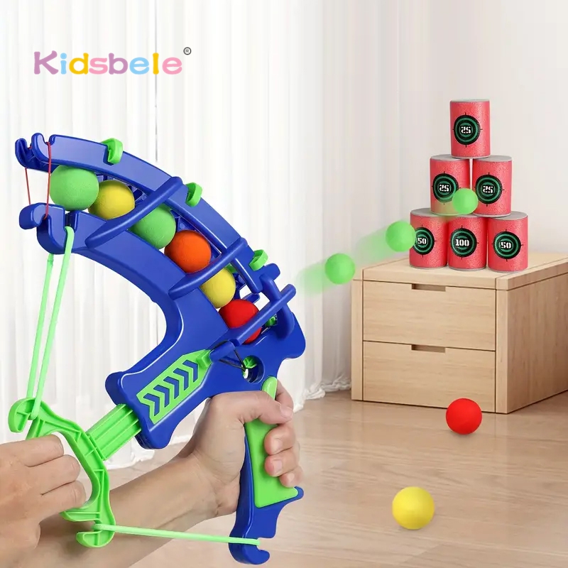 Foam Ball Shooting Toy Bow – S - Kids Outdoor Dome avaliação e preço