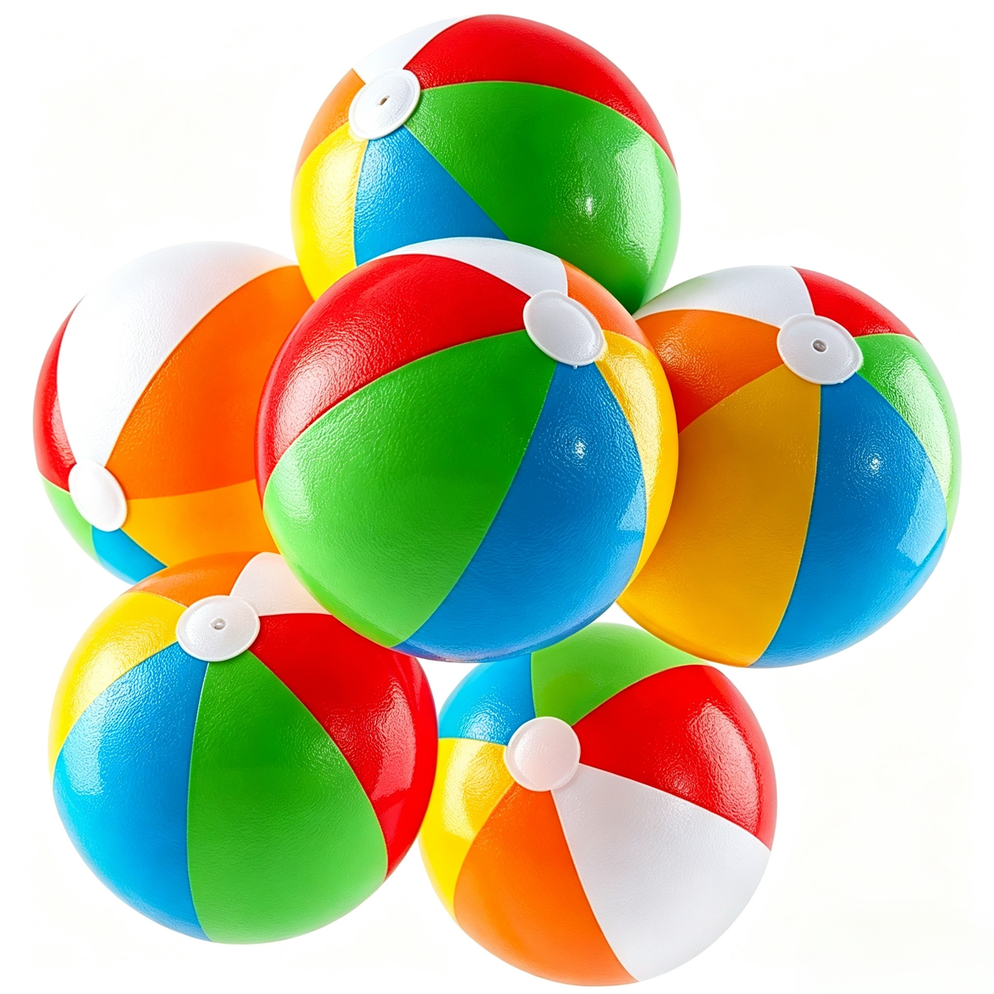 Colorful Inflatable Beach Ball - Kids Outdoor Games For Party avaliação e preço