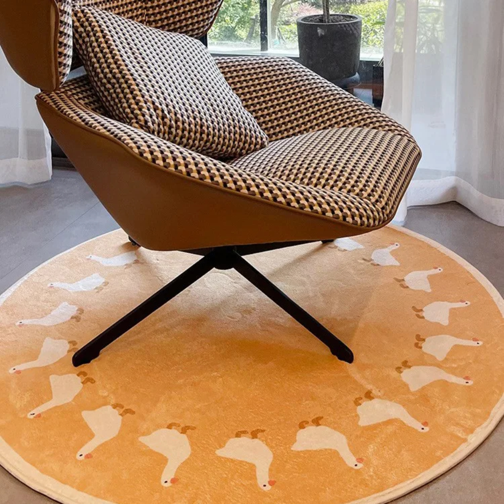 Cartoon Cute Animal Round Carp - Kids Outdoor Lounge Chair avaliação e preço