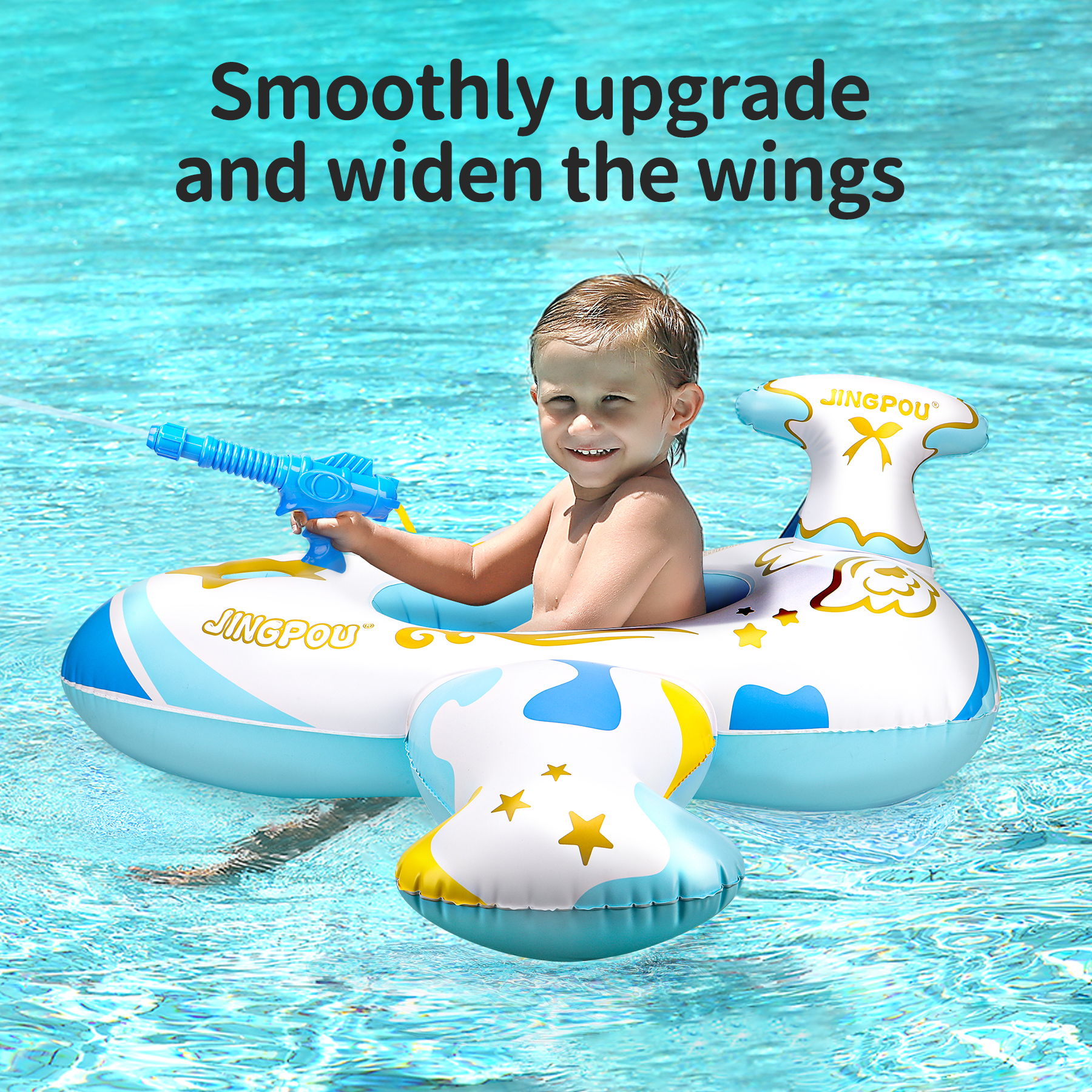Swimbobo Blue Kids Plane Swimm - Water Gun Soaker avaliação e preço
