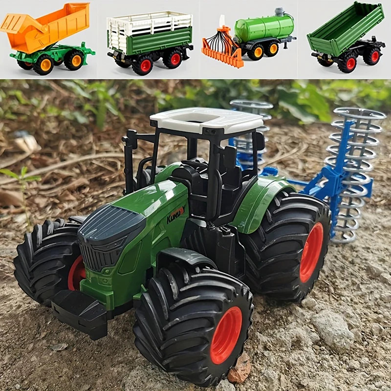 1:24 Inertial Farm Tractor wit - Kids Outdoor Play Equipment avaliação e preço