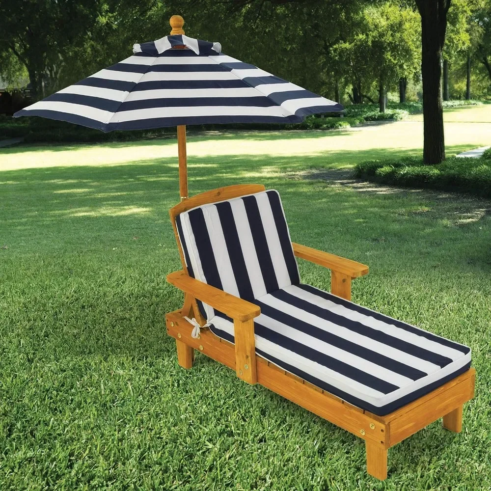 t Outdoor Wooden Chaise Lounge - Kids Outdoor Lounge Chair avaliação e preço