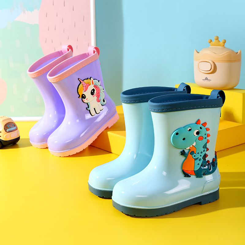 Rainy day boy girl cartoon din - Kids Outdoor Garden avaliação e preço