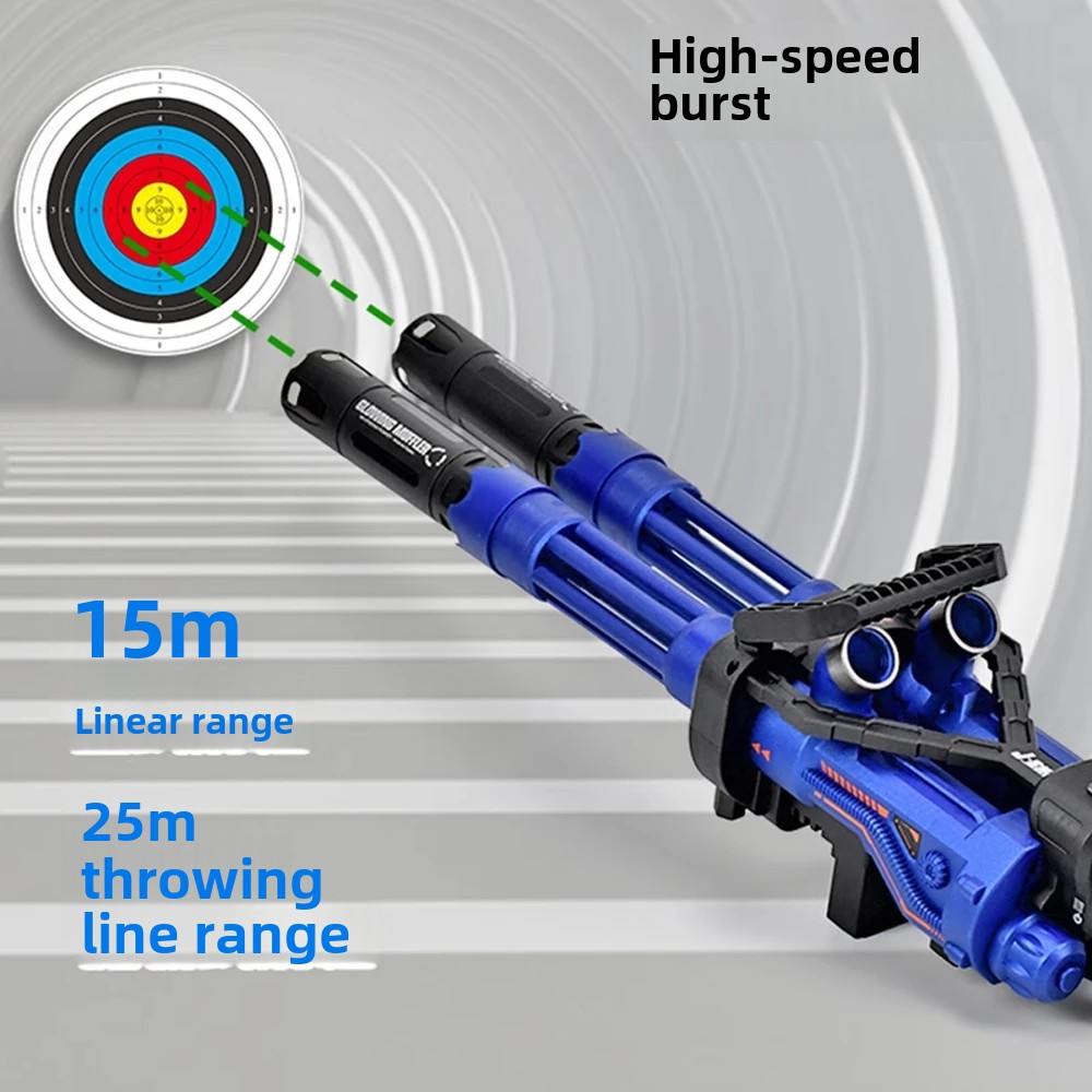 High-Speed Gatling Electric Ba - Kids Outdoor Games For Party avaliação e preço