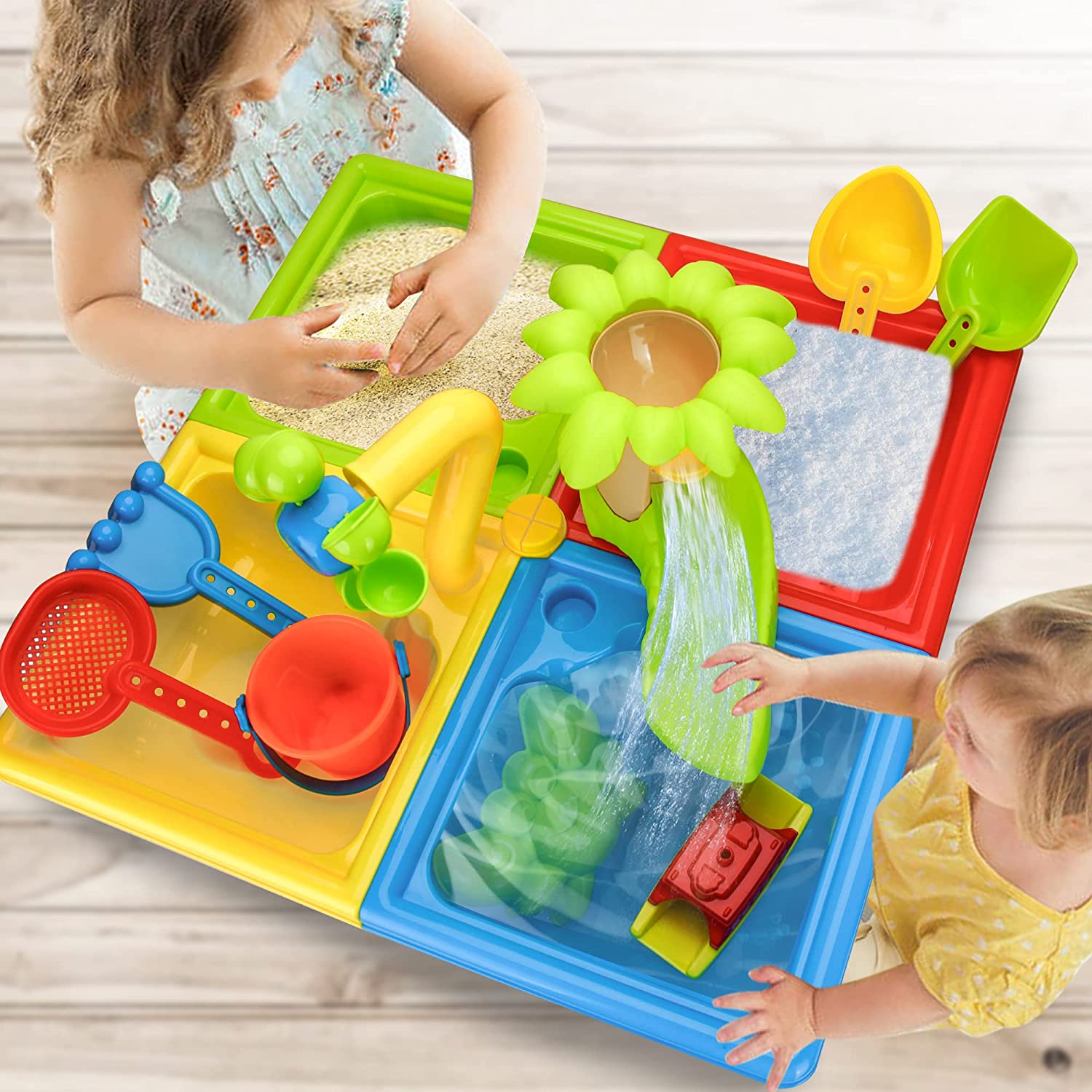 Beach Table Sand Play Toys Chi - Kids Outdoor Outfit avaliação e preço