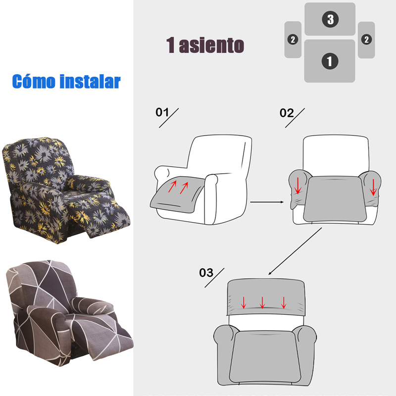 Recliner Stretch Couch Cover f - Kids Outdoor Lounge Chair avaliação e preço
