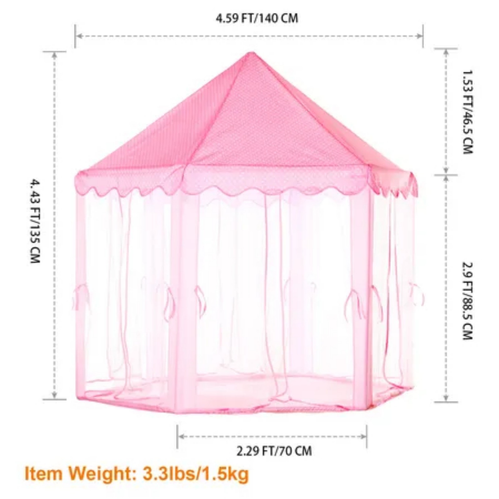 Kids Play Tents Princess for G - Kids Outdoor Play Tent avaliação e preço
