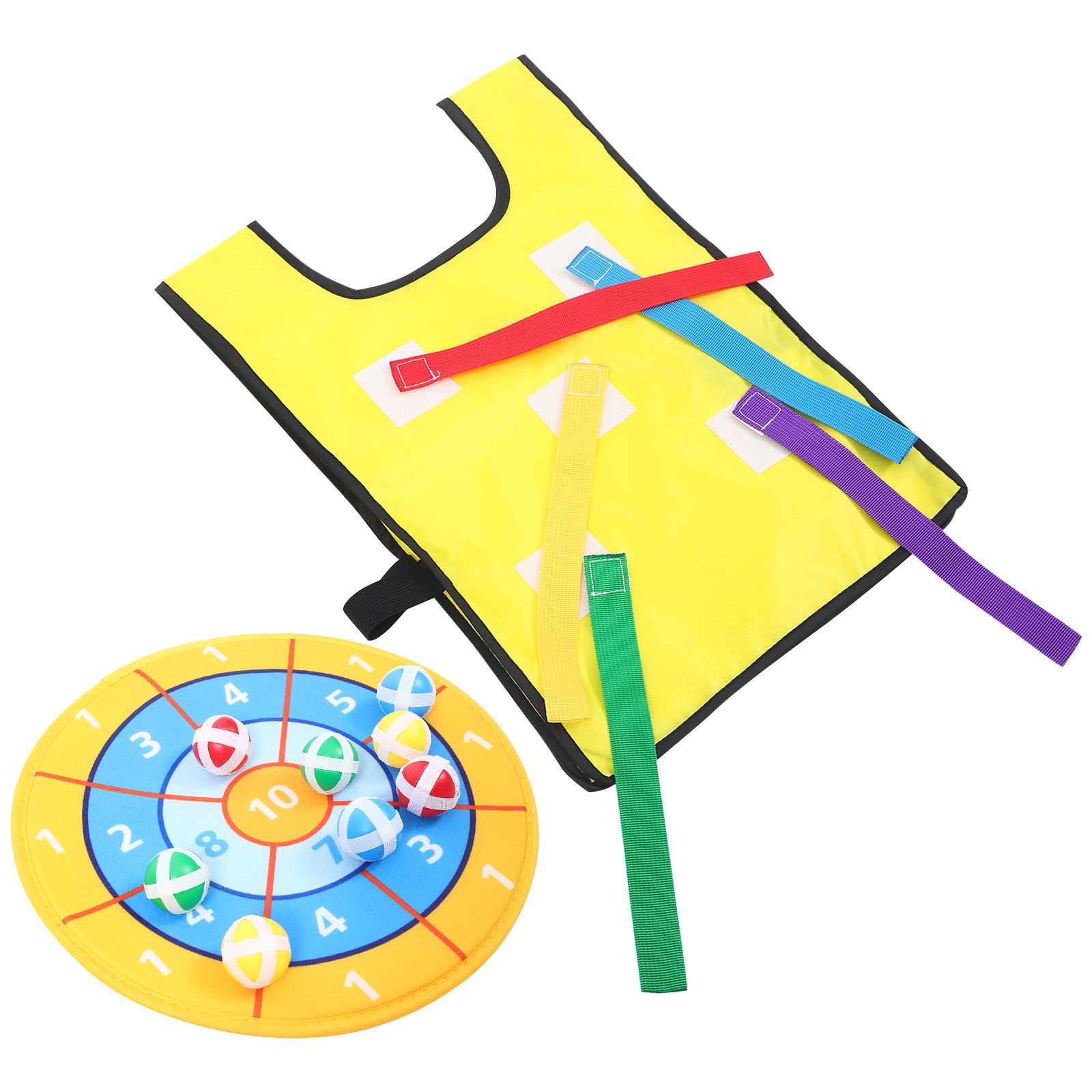 1Set Sticky Ball Vest Kit Soft - Kids Outdoor Games For Party avaliação e preço