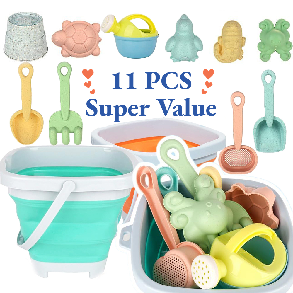 11Pcs Beach Toys Set Gift Pack - Kids Outdoor Outfit avaliação e preço