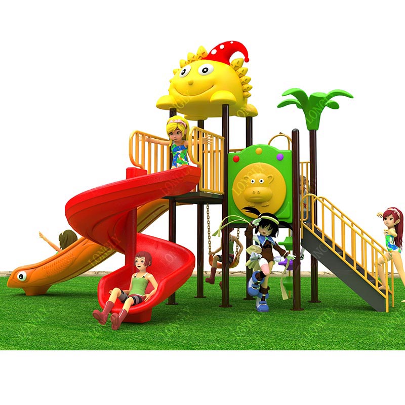 Commercial Plastic Slide 450x2 - Kids Outdoor Garden avaliação e preço