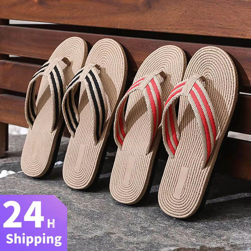 Summer Men Flip Flops Flat San - Kids Outdoor Lights avaliação e preço