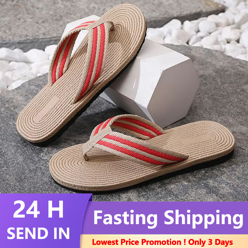 Summer Men Flip Flops Flat San - Kids Outdoor Lights avaliação e preço
