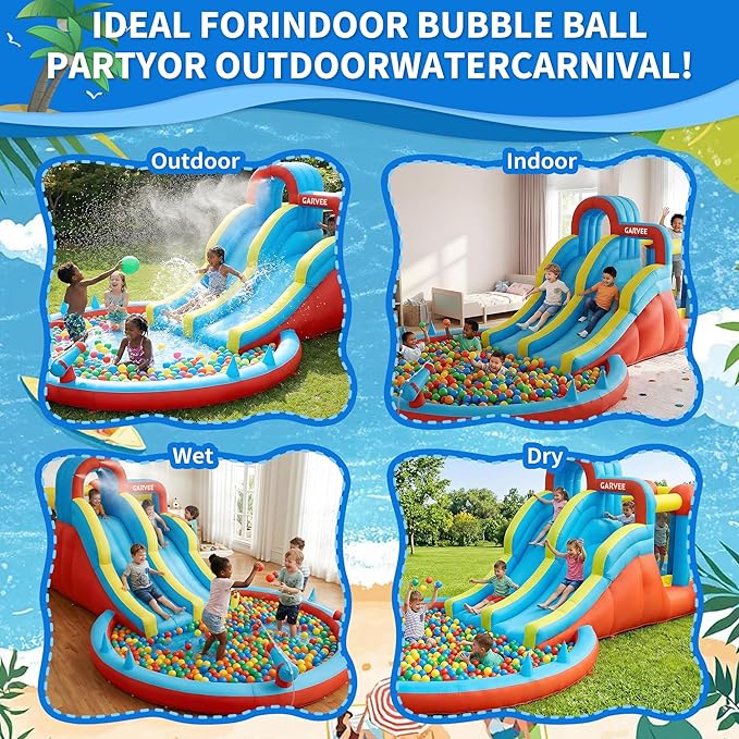 All-Season 8-in-1 Inflatable W - Outdoor Children'S Park avaliação e preço