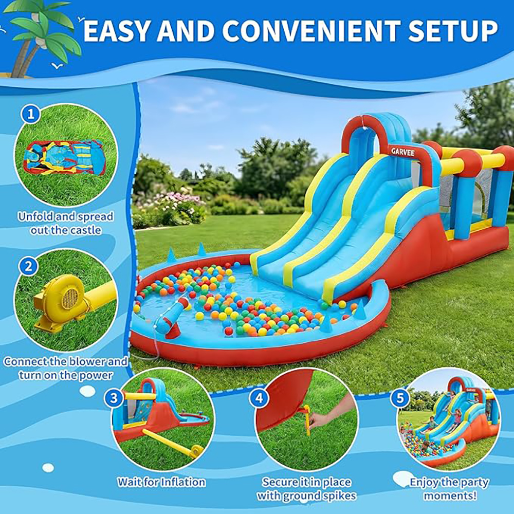 All-Season 8-in-1 Inflatable W - Outdoor Children'S Park avaliação e preço