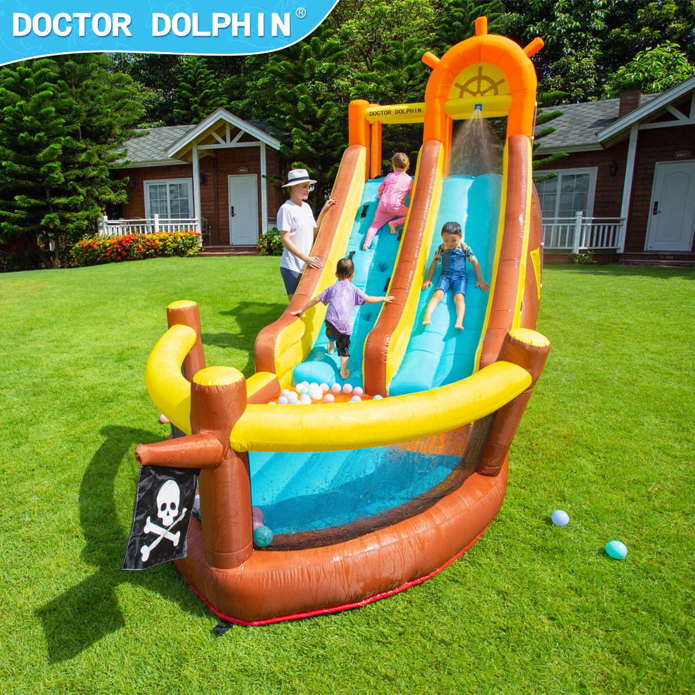 Doctor Dolphin Pirate Ship Out - Kids Outdoor Playground avaliação e preço