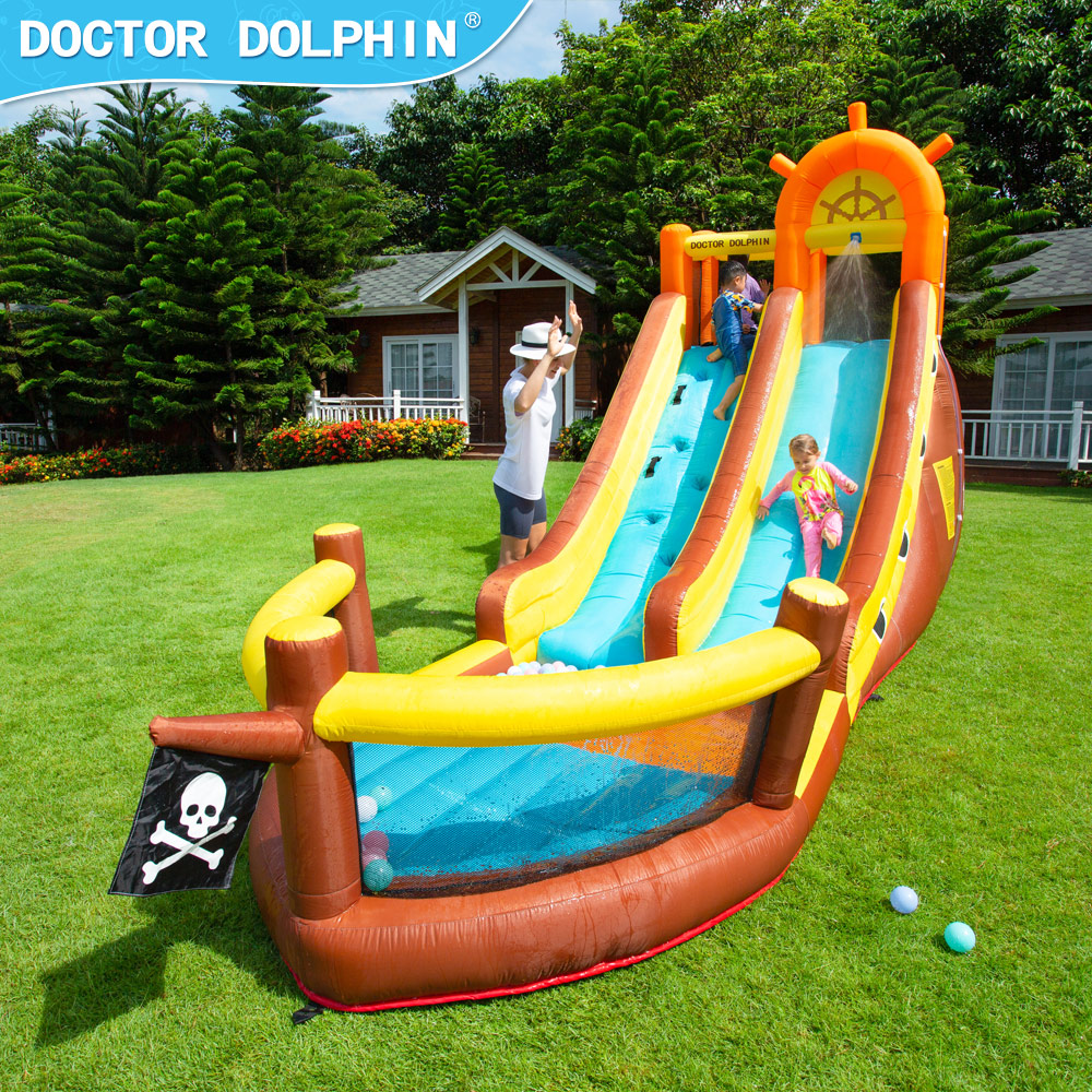 Doctor Dolphin Pirate Ship Out - Kids Outdoor Playground avaliação e preço