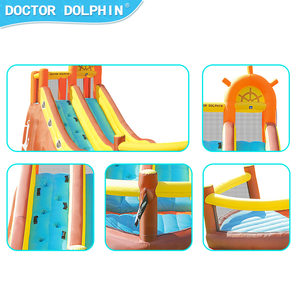 Doctor Dolphin Pirate Ship Out - Kids Outdoor Playground avaliação e preço