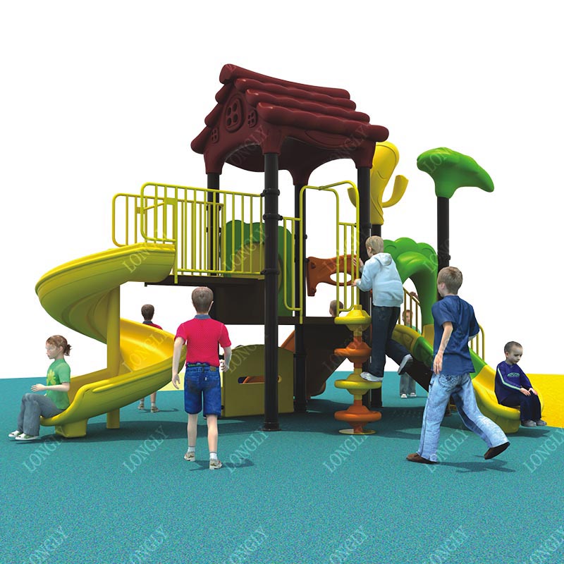 Outdoor Playground Plastic Sli - Kids Outdoor Garden avaliação e preço