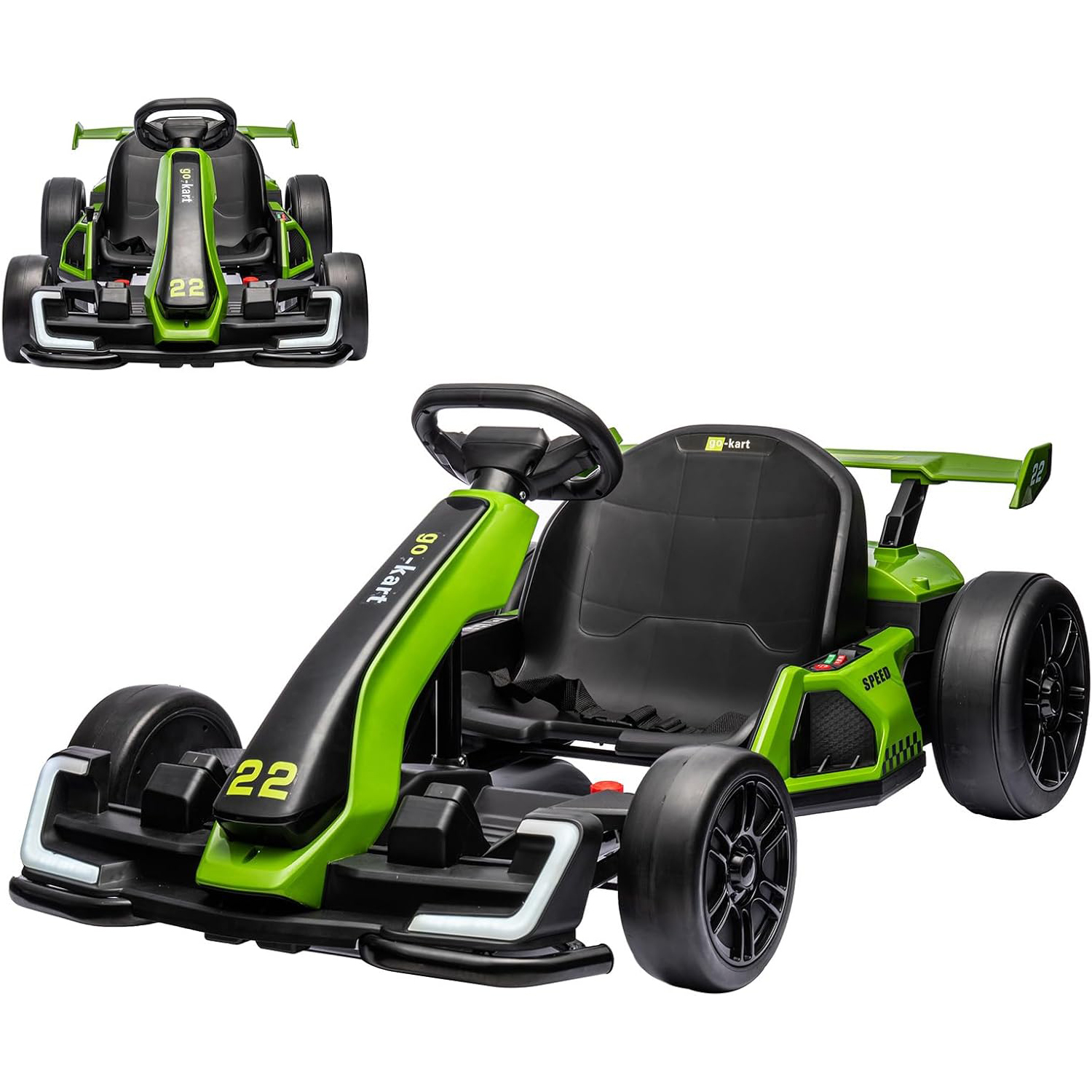 24V Kids Electric Go Kart with - Kids Outdoor Play Equipment avaliação e preço
