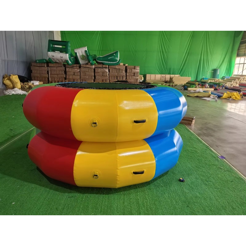 Color Inflatable Water Trampol - Outdoor Children'S Park avaliação e preço