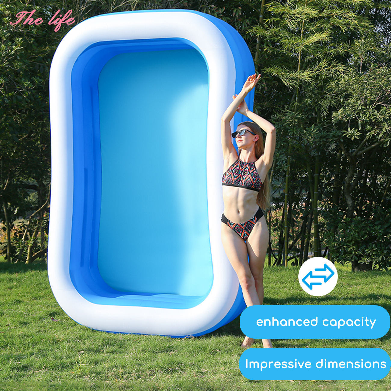 Inflatable Pool for Kids and A - Kids Outdoor Garden avaliação e preço