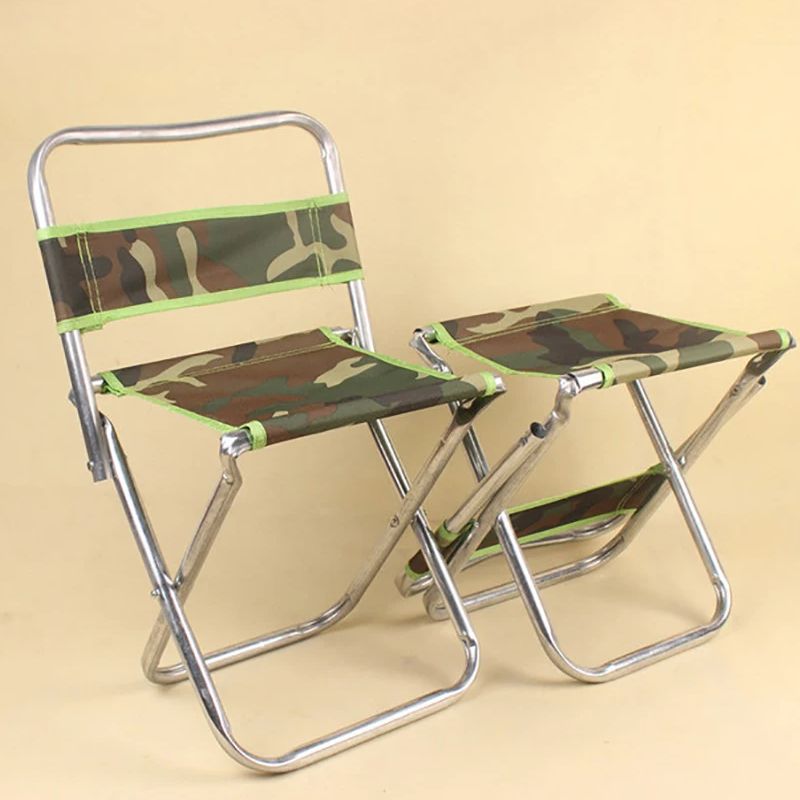 Camouflage Folding Stool with  - Kids Outdoor Lounge Chair avaliação e preço