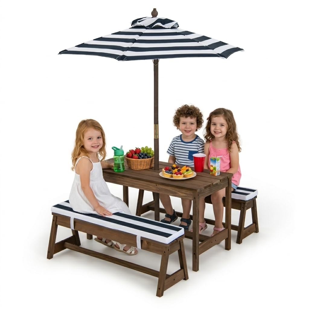 Height Adjustable Wooden Kids  - Kids Outdoor Wooden Table avaliação e preço