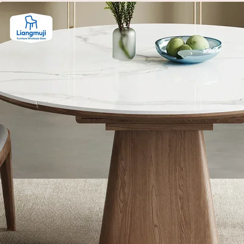 Extendable Dining Table Round  - Kids Outdoor Wooden Table avaliação e preço