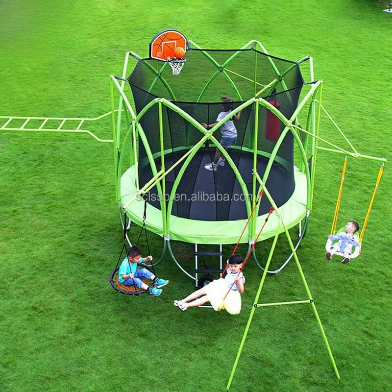 12ft Gymnastic Outdoor Trampol - Outdoor Children'S Park avaliação e preço