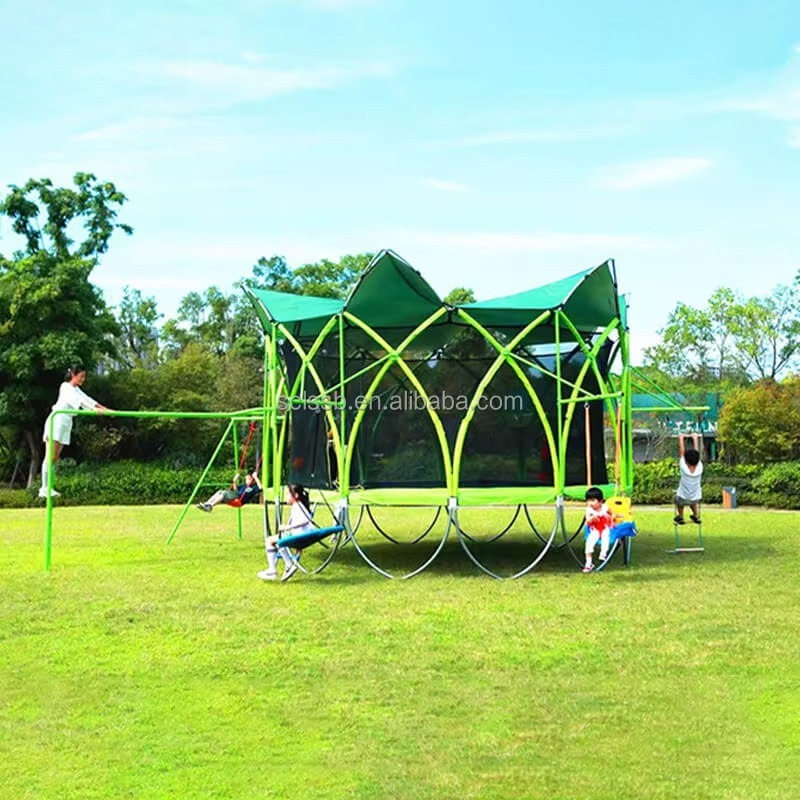 12ft Gymnastic Outdoor Trampol - Outdoor Children'S Park avaliação e preço