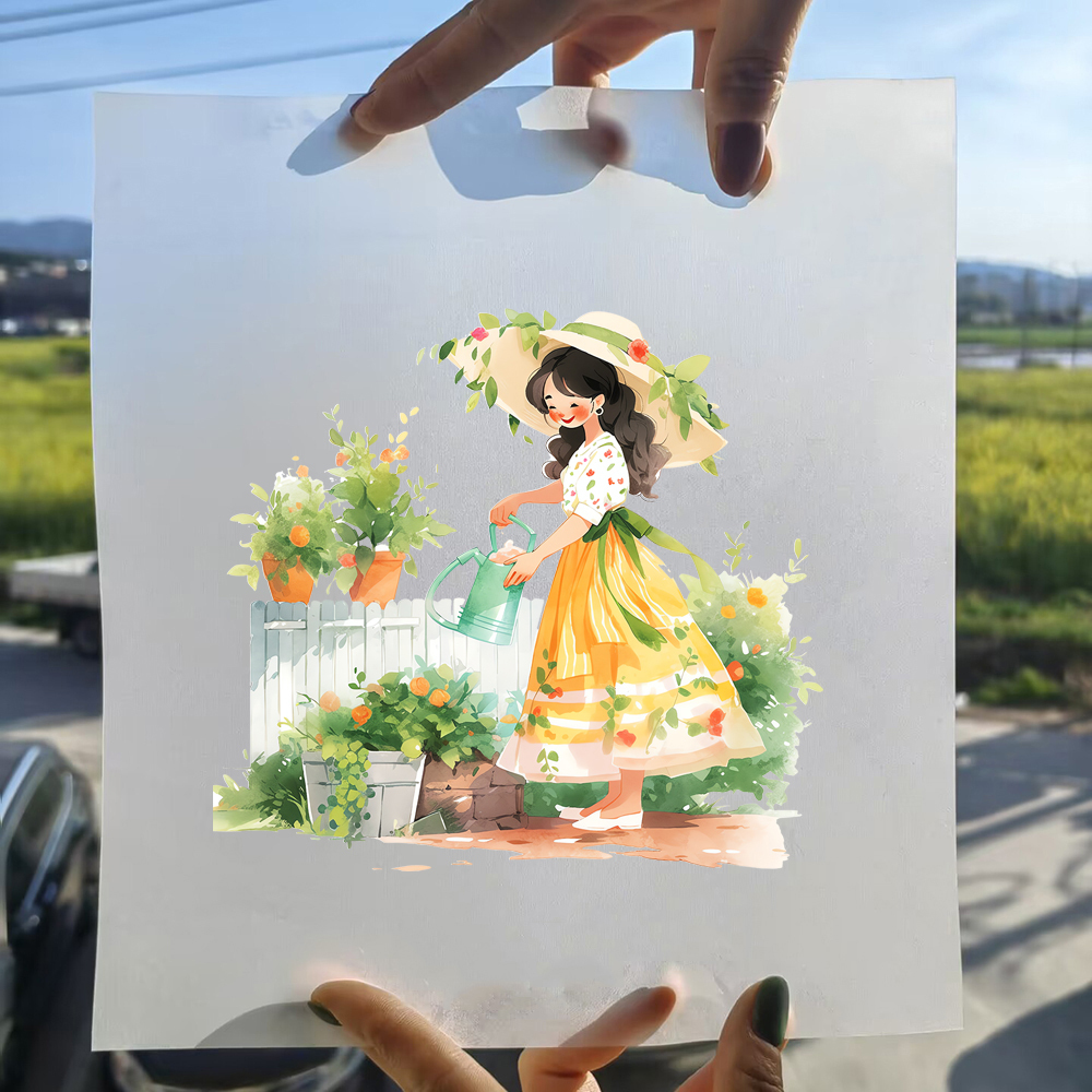 15cm Kids Watercolor Flower Ou - Outdoor Kid Friendly avaliação e preço