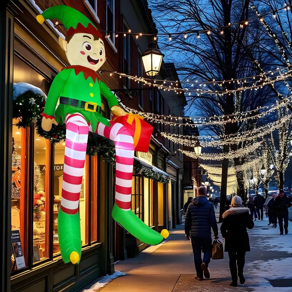 8FT Christmas Inflatables Sitt - Kids Outdoor Lights avaliação e preço