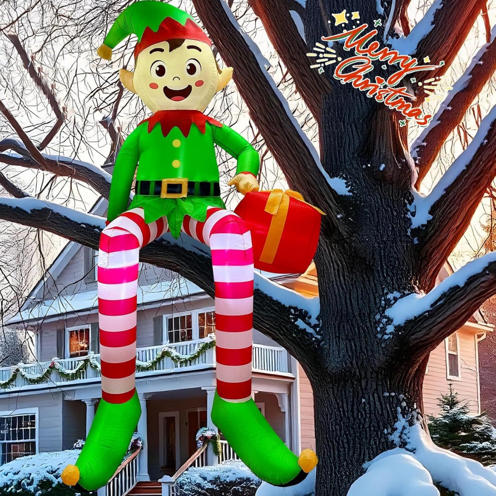 8FT Christmas Inflatables Sitt - Kids Outdoor Lights avaliação e preço