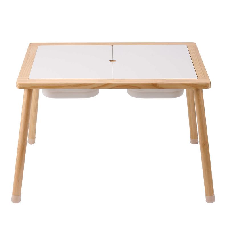 Sensory Table for Toddlers, Ki - Kids Outdoor Wooden Table avaliação e preço